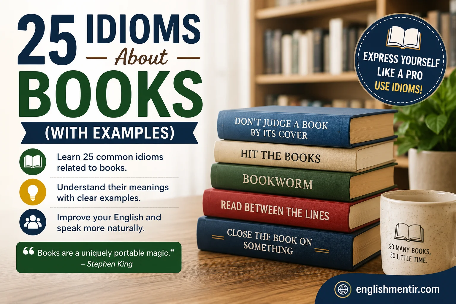 Idioms About Books