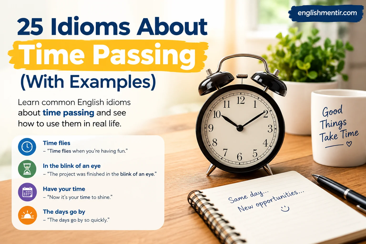 Idioms About Time Passing