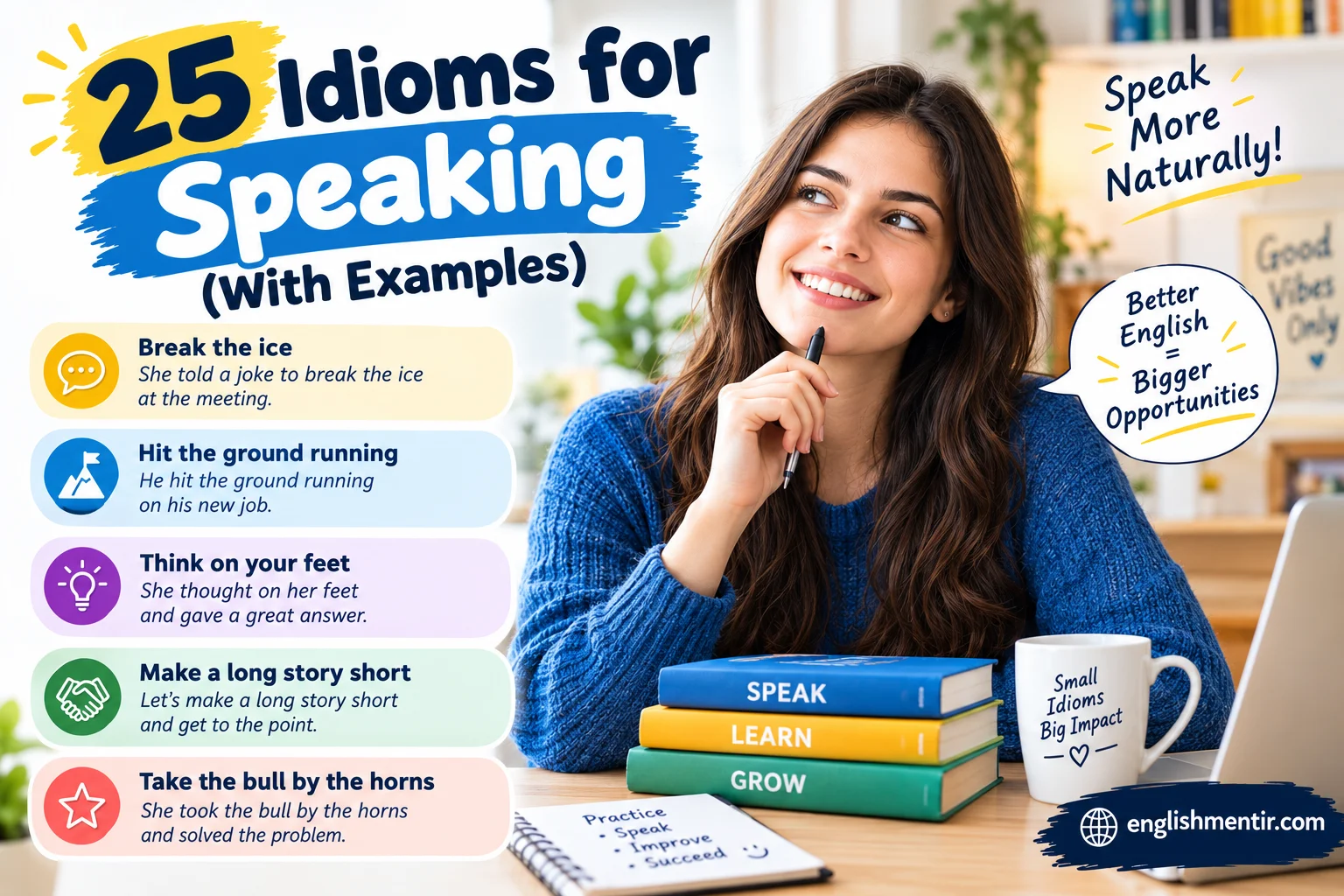Idioms for Speaking