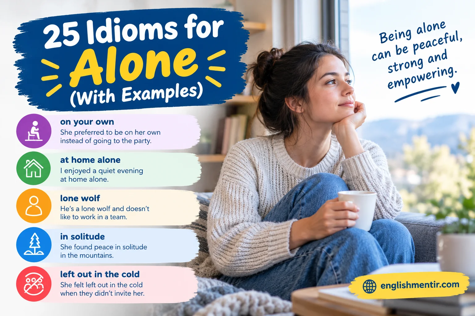 Idioms for Alone