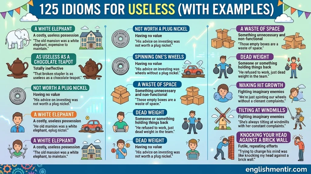 Idioms for Useless