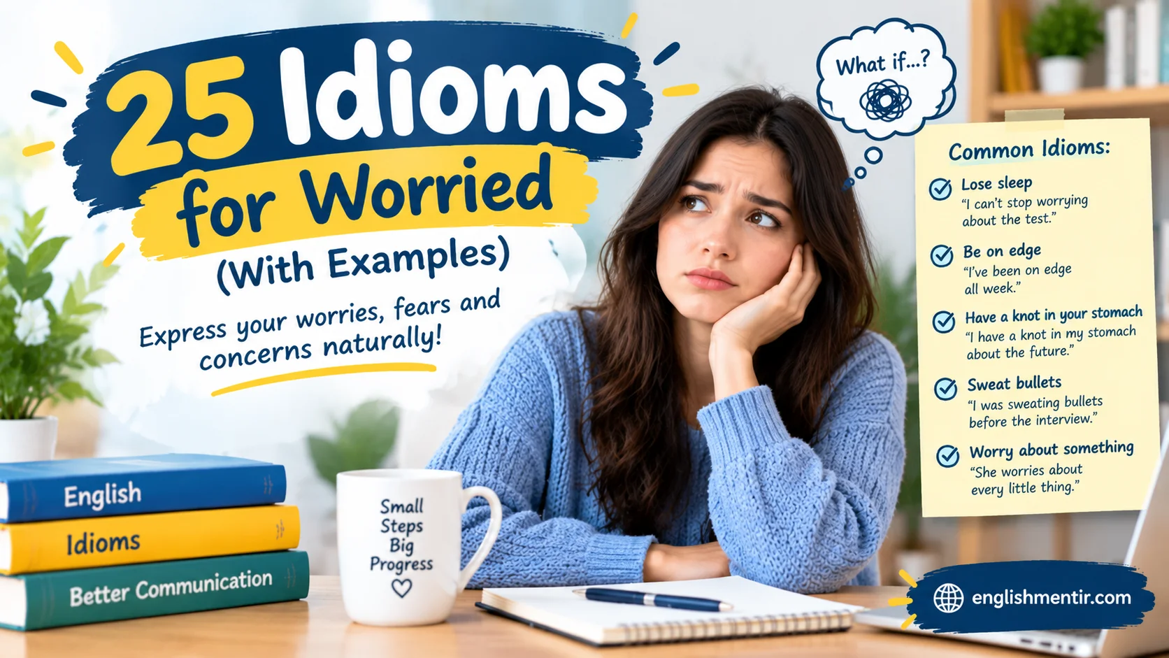Idioms for Worried